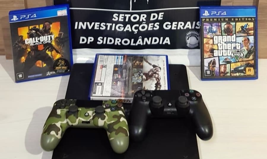 Polícia recupera PlayStation 4 furtado na primeira semana de janeiro