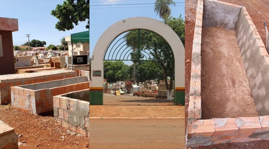 Em Sidrolândia, formato da construção de novas sepulturas será alterado com urgência