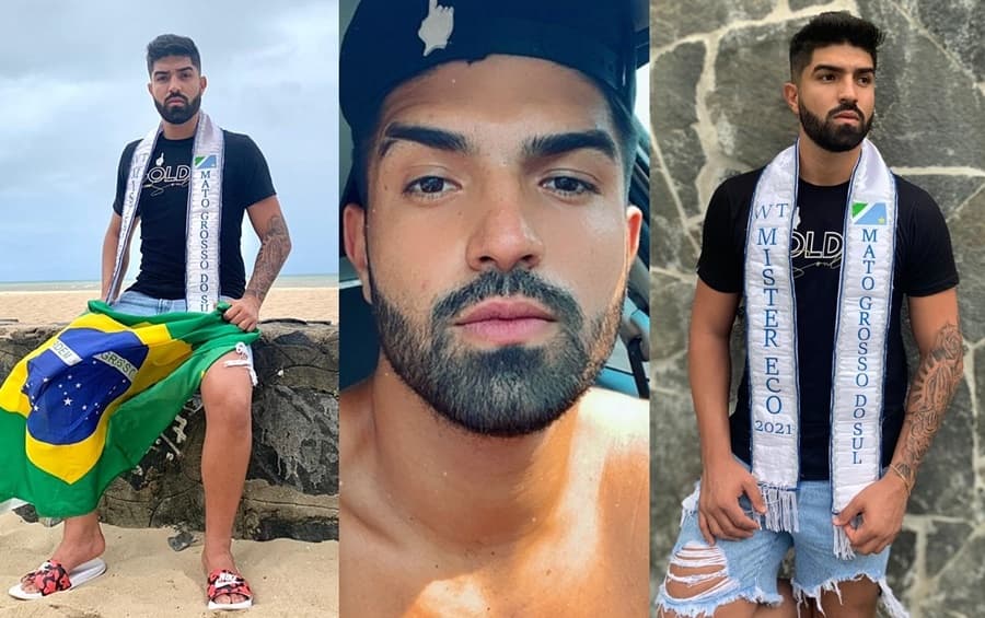 Sidrolandense Paulo Andrade representa MS em concurso nacional de Beleza
