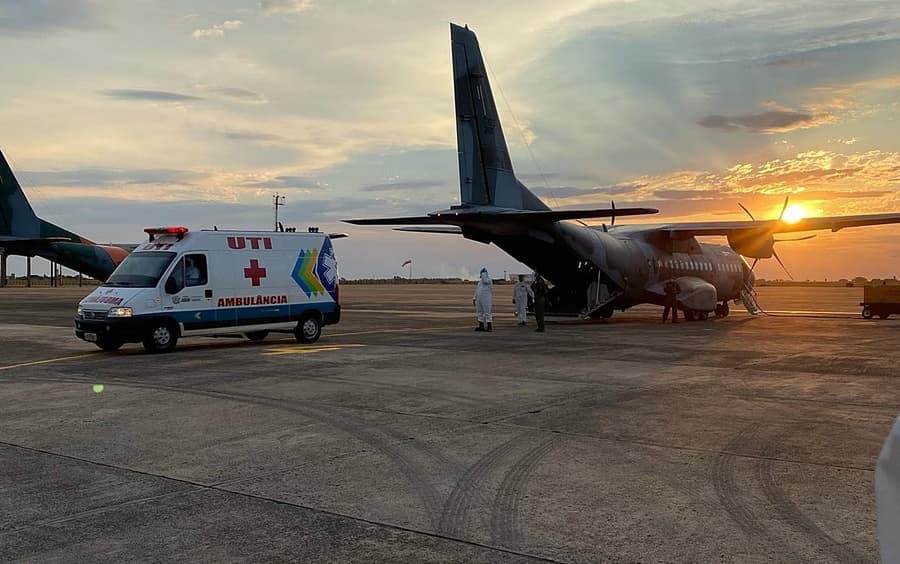 Vítimas graves de Covid-19 em Maracaju são encaminhadas para São Paulo