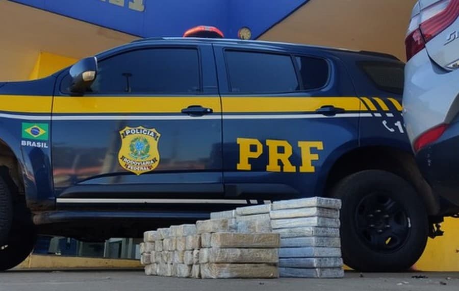 Veículo com placas de Sidrolândia é apreendido com cocaína avaliada em mais de R$ 3 milhões
