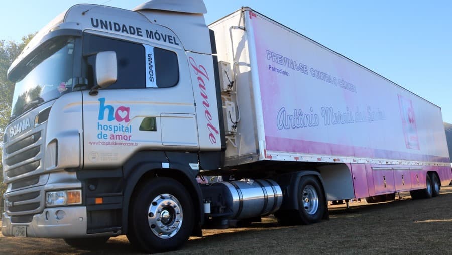 Carreta do Hospital do Amor chega nesta terça-feira em Sidrolândia