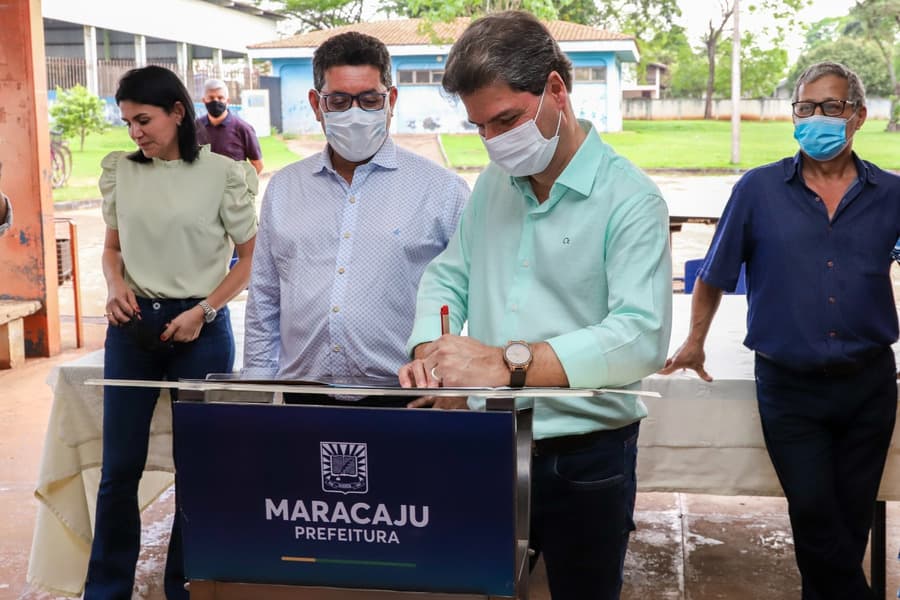 Prefeitura e Governo assinam Ordem de início da reforma e ampliação da Escola João Pedro Fernandes