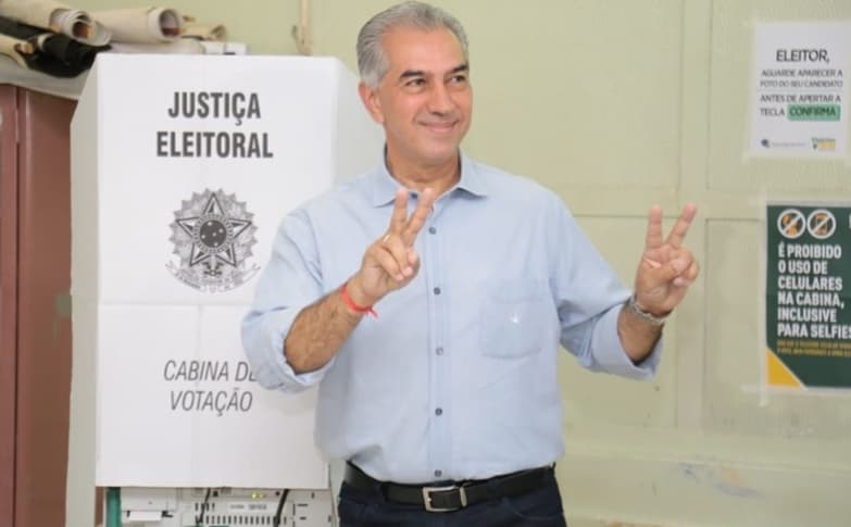 Com mais de 60 mil votos de diferença, Reinaldo Azambuja é reeleito governador de MS