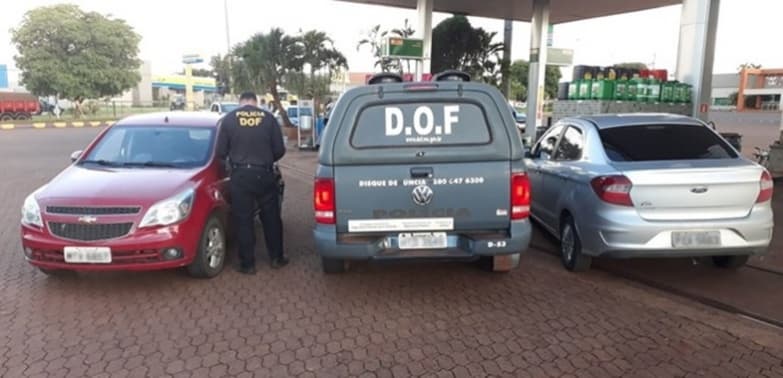 Na BR-267 a caminho de Maracaju, DOF recupera veículo furtado