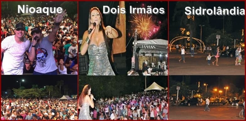 Diferente de Nioaque e Dois Irmãos, mais uma vez Sidrolândia não tem festa da Virada