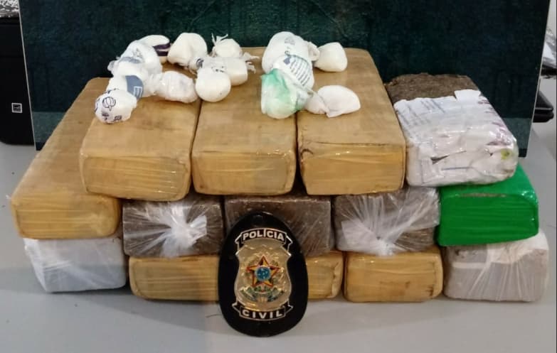 Após denúncias, Polícia Civil prende traficante com maconha e cocaína