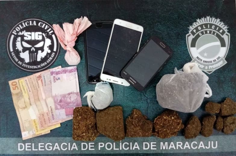 Após monitoramento, Polícia Civil de Maracaju fecha mais uma ‘boca de fumo’