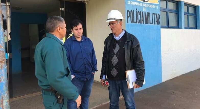 Robert Ziemann intercede por manutenção na base da PM de Maracaju