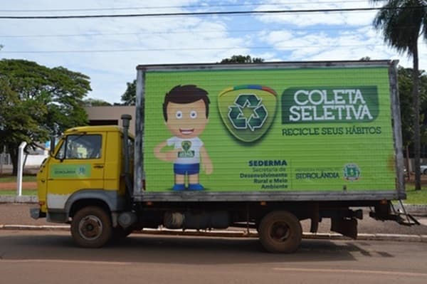 Coleta Seletiva será retomada a partir do dia 26 em Sidrolândia