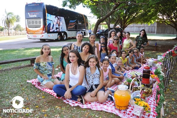 Organização do Concurso da Expo promove piquenique para as participantes