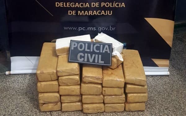 Em Maracaju, Polícia Civil apreende 19 Kg de maconha com adolescente na rodoviária
