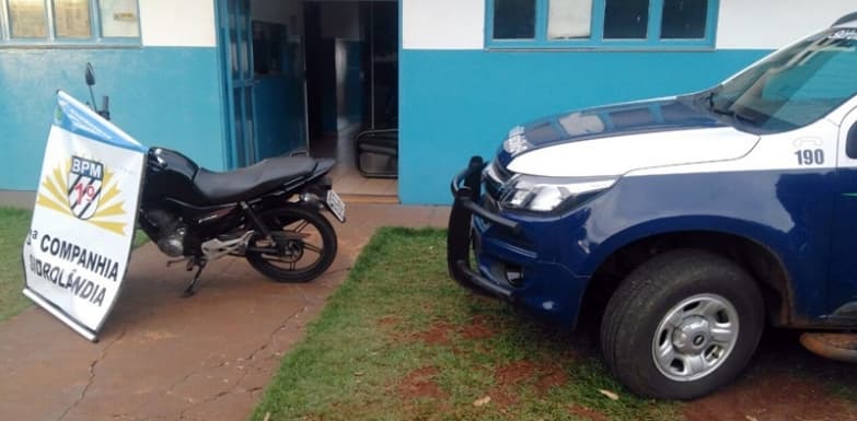 Polícia Militar age rápido e recupera motocicleta furtada no São Bento em menos de 40 minutos