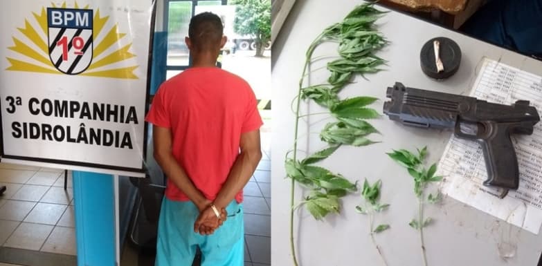 Jovem de 22 anos é preso por cultivar pés de maconha no Bairro Sidrolar