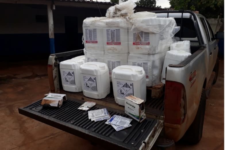 Gerente de fazenda em Maracaju é autuado por transporte ilegal de agrotóxico