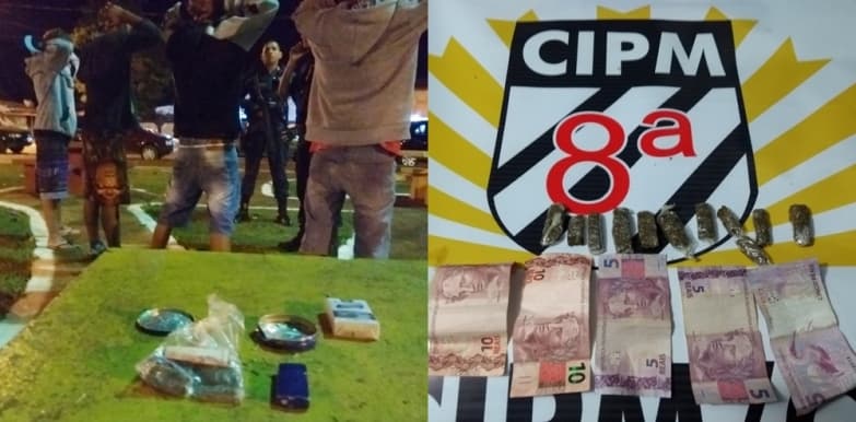 Polícia Militar ‘interrompe’ comercialização de drogas na Praça do São Bento
