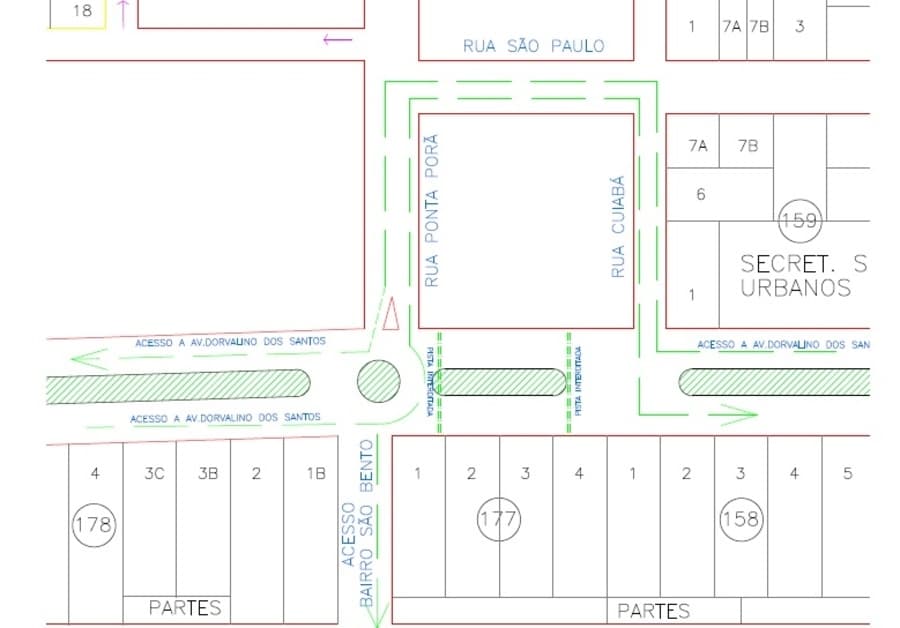 Obras de traffic calming causarão desvio em trecho da Avenida Dorvalino