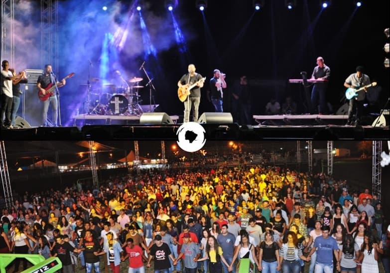 Recorde de público na abertura da Expo, show gospel atraiu muitas famílias