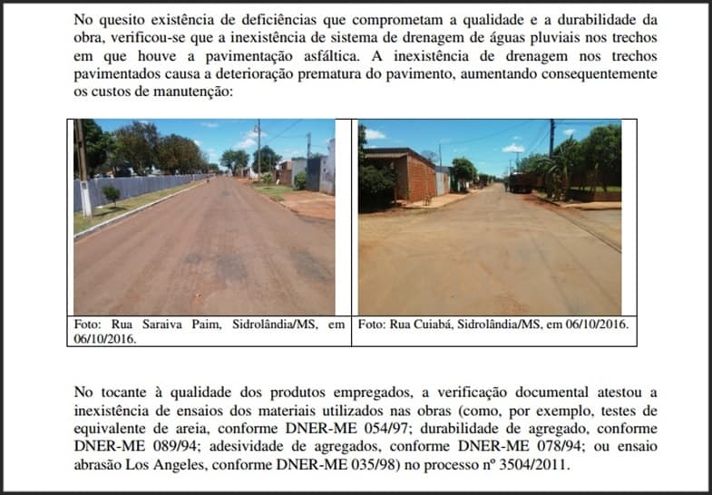 CGU constata superfaturamento e sobrepreço em obra de drenagem do tempo de Fiúza