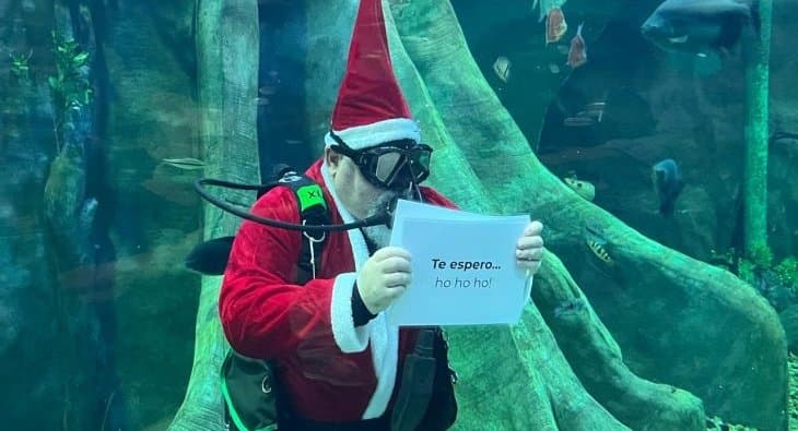 Bioparque Pantanal: programação especial de fim de ano terá Papai Noel Mergulhador