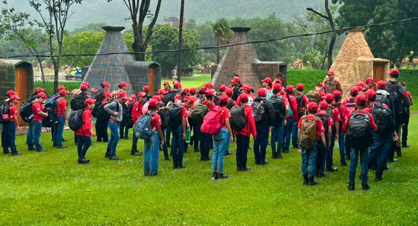 Acampamento 2025 do Projeto Bombeiros do Amanhã reúne 58 jovens em dois dias de atividades na Fazenda Piana