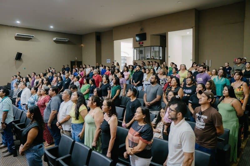 Solenidade de posse marca novo ciclo da gestão democrática nas escolas municipais de Sidrolândia