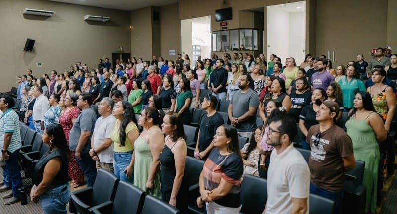 Solenidade de posse marca novo ciclo da gestão democrática nas escolas municipais de Sidrolândia