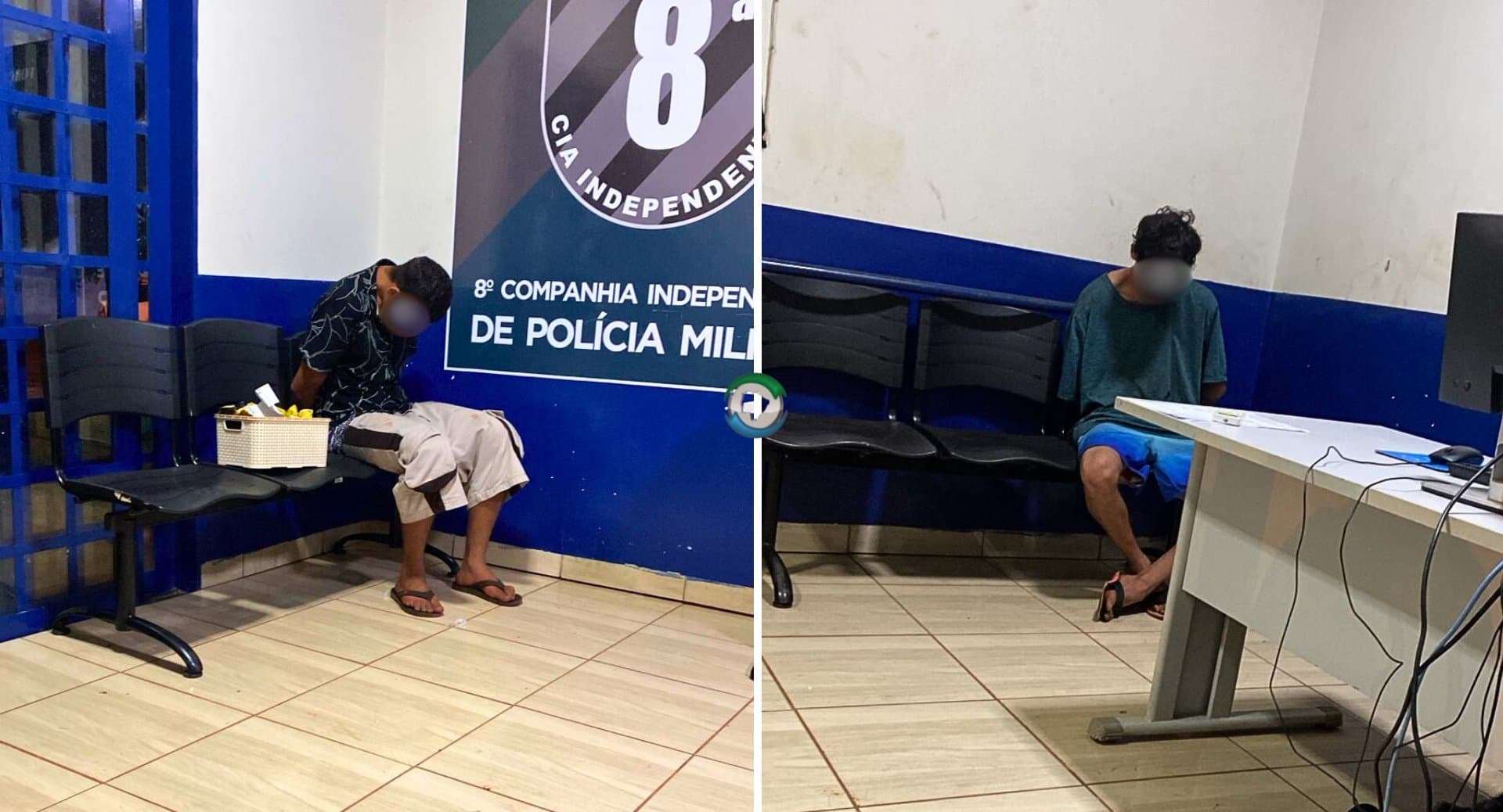 PM age rápido e prende jovens em flagrante furtando a cozinha piloto em Sidrolândia
