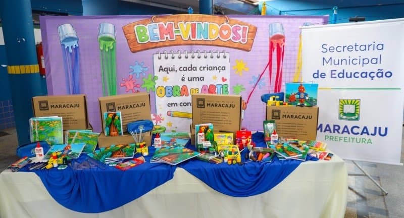 Prefeitura de Maracaju entrega 7.500 kits de material escolar aos alunos da Rede Municipal