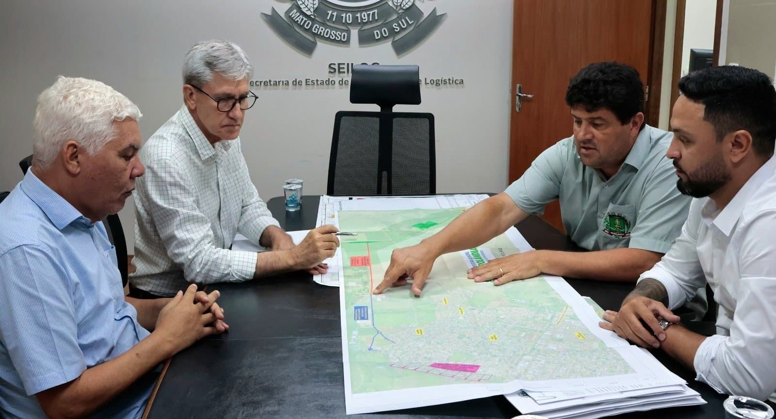 Rodrigo Basso se reúne com Governo do Estado em busca de melhorias na MS-162