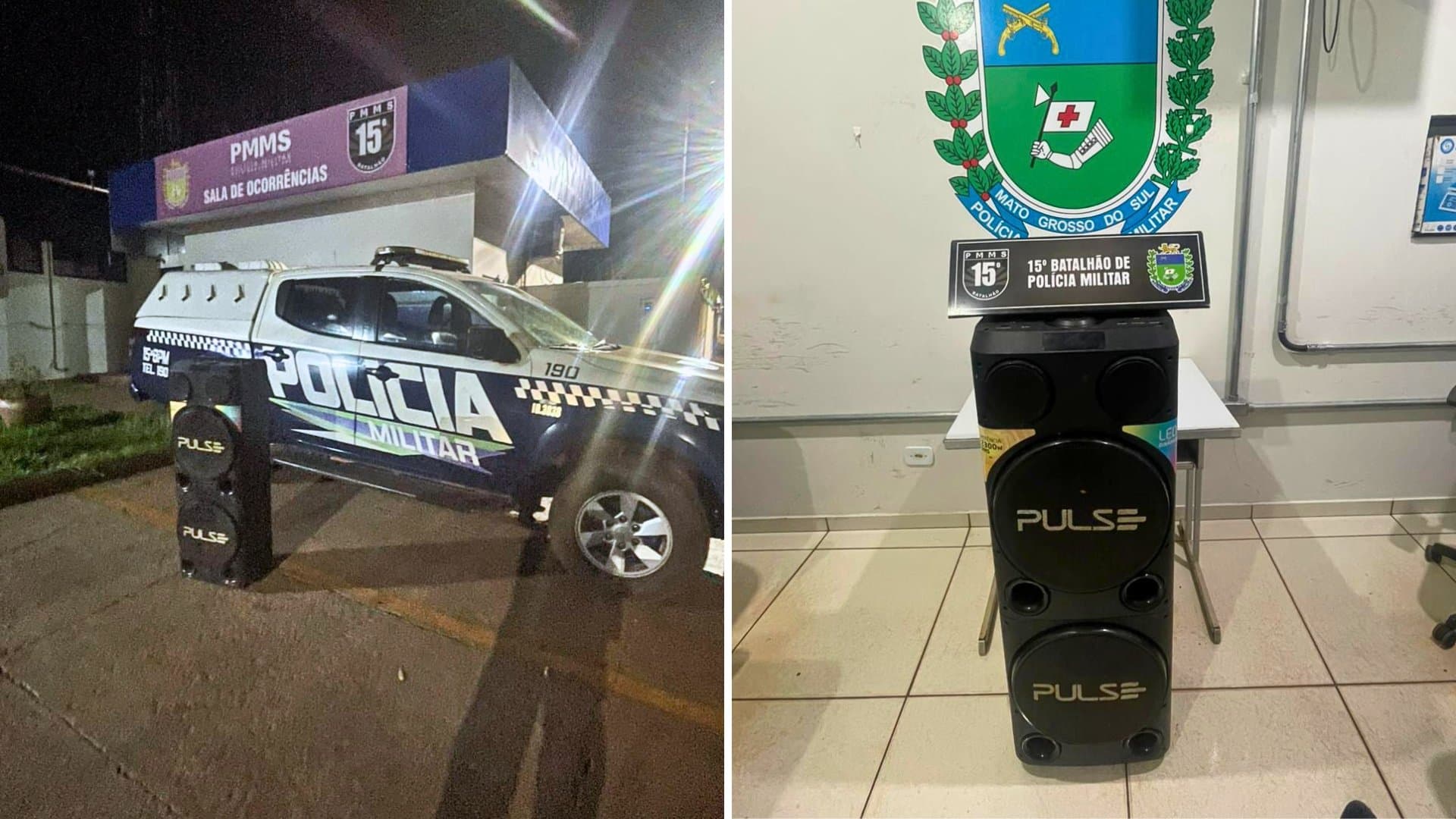 PM apreende som e conduz mulher por perturbação do sossego durante madrugada na Vila Juquita