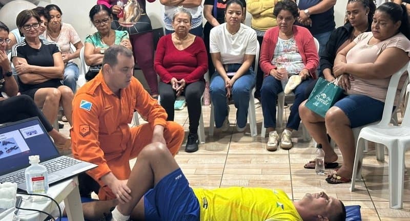 Programa Academia da Saúde promove curso de primeiros socorros em parceria com Corpo de Bombeiros de Maracaju