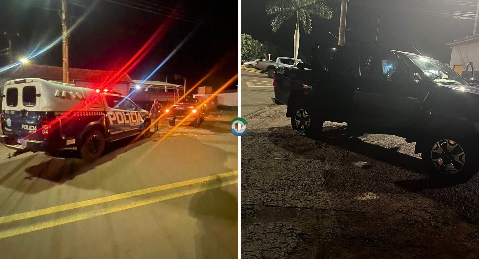 Homem foge durante cumprimento de mandado, bate em viatura e acaba preso em Maracaju