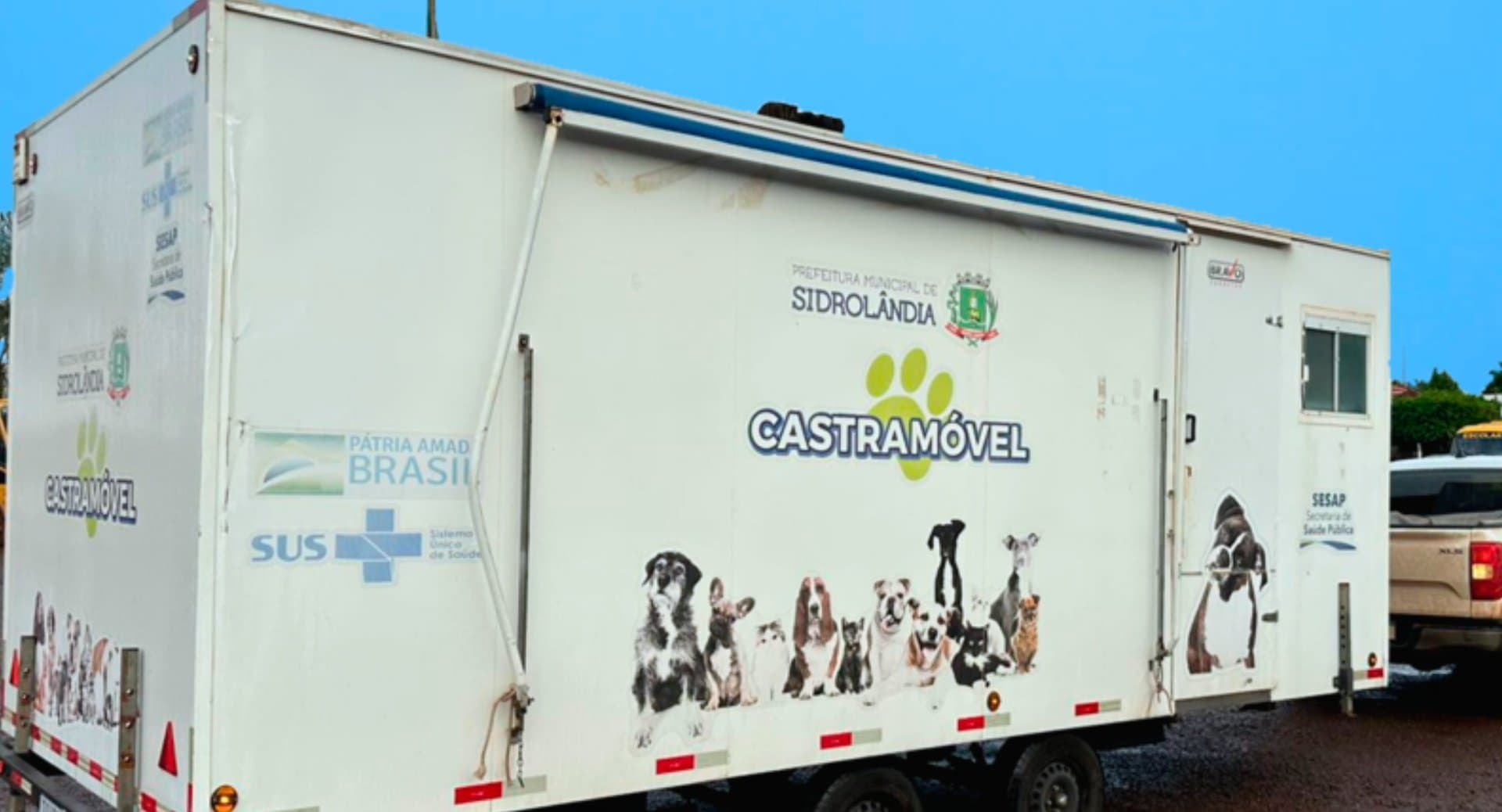 Castramóvel inicia atendimentos pelos bairros de Sidrolândia com primeira etapa no Cascatinha I e II