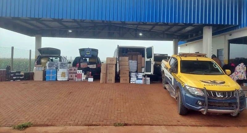 PMR apreende carga de mercadorias avaliada em R$ 320 mil durante fiscalização em Maracaju