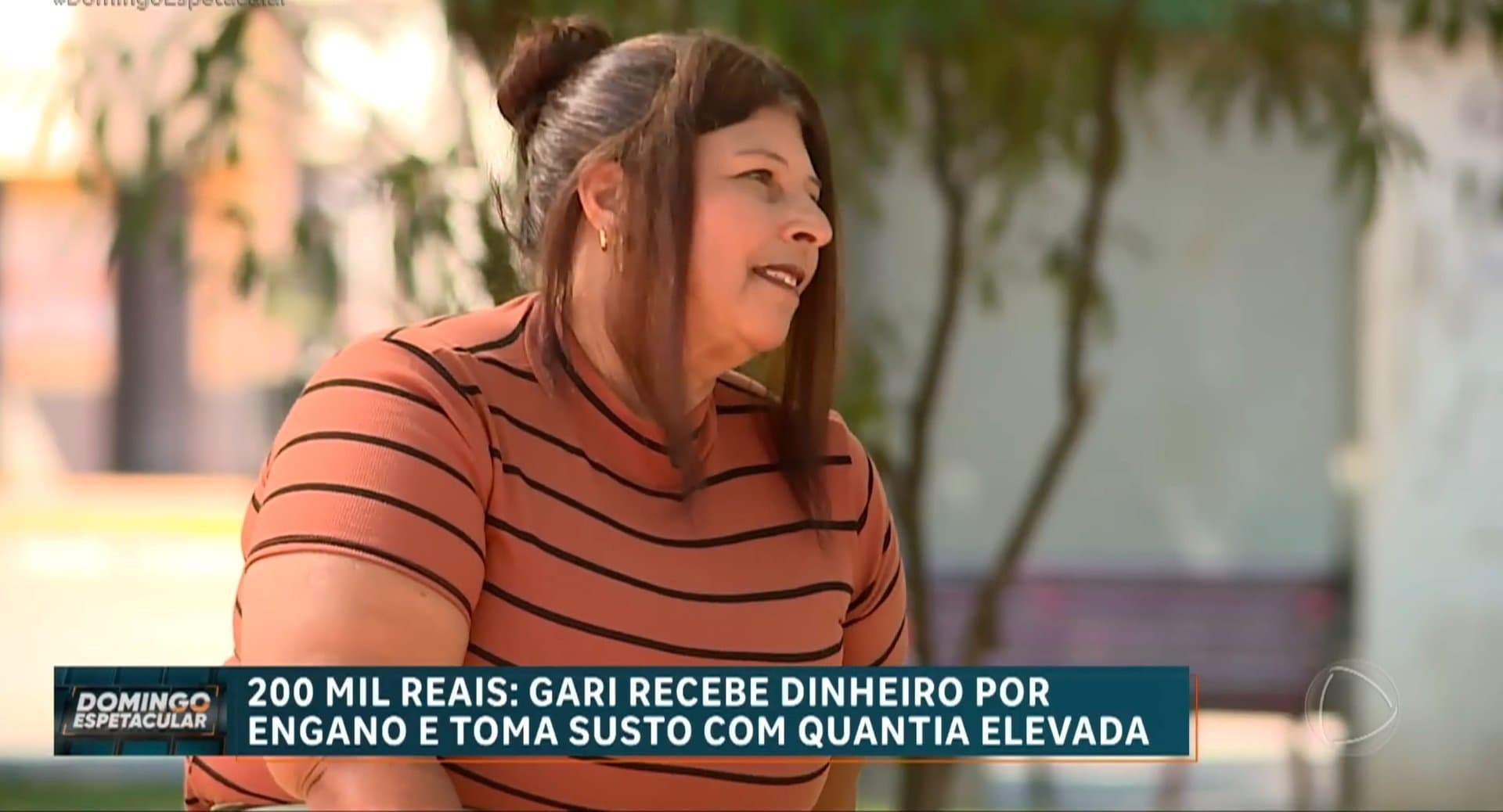 Gari de Sidrolândia que devolveu Pix de R$ 200 mil foi destaque nacional no Domingo Espetacular