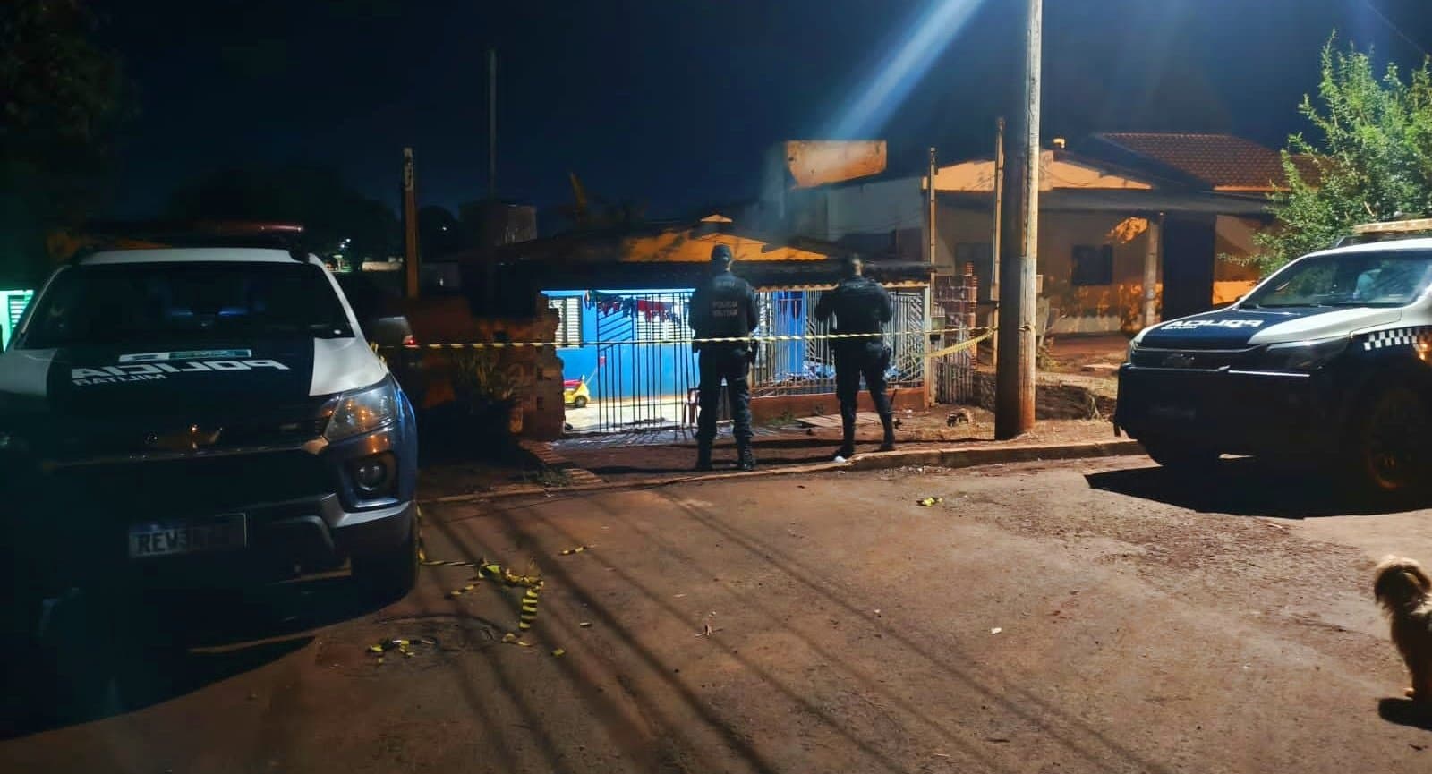 Mulher de 36 anos é executada com tiro na cabeça em Maracaju e companheiro sobrevive após arma falhar