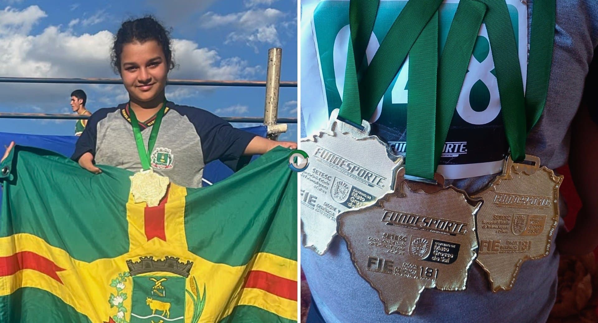 Sucesso: estudante de Sidrolândia conquista 1º lugar em três competições nas Paralimpíadas Escolares de Mato Grosso do Sul