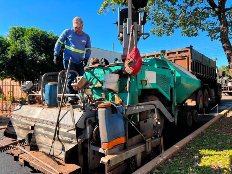 Nioaque celebra 136 anos de emancipação com obras de recapeamento em vias estratégicas da cidade