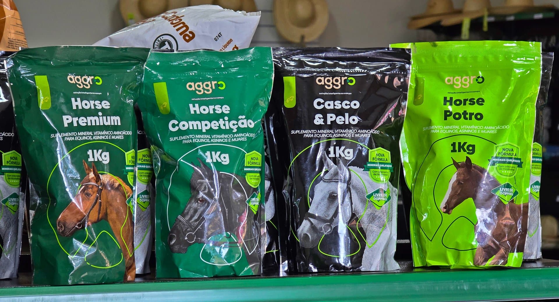 Da criação à competição: Aggro Sidrolândia oferece linha completa de suplementos para equinos
