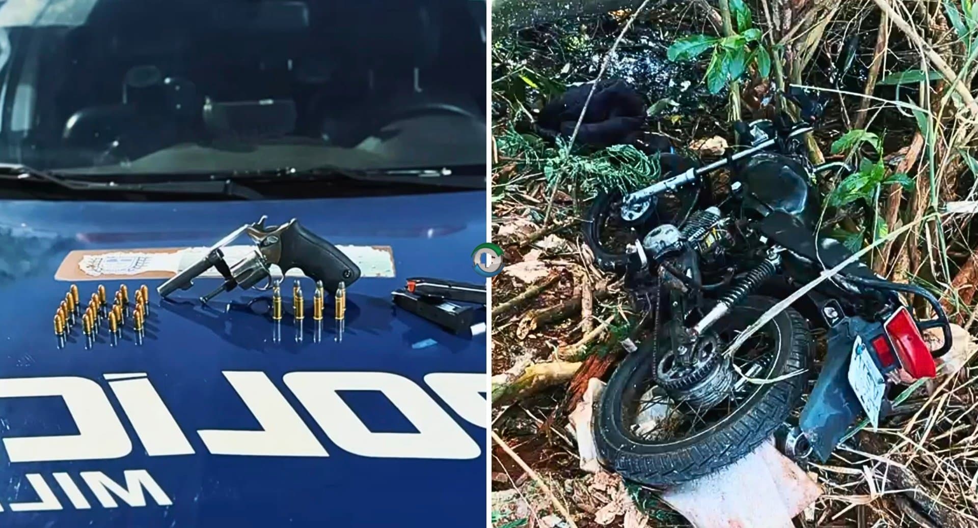 Tentativa de homicídio no Jardim Pindorama termina com dois presos e apreensão de arma e munições
