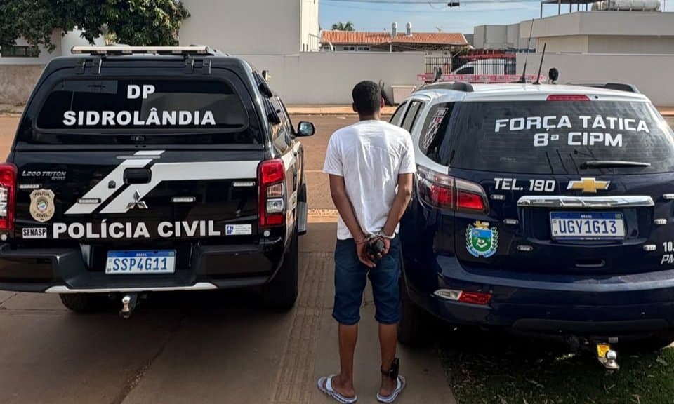 Polícia Civil e Força Tática prendem em flagrante autor de tentativa de homicídio em Sidrolândia