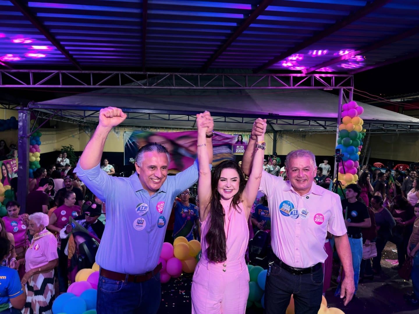 Mara Caseiro ganha força em Maracaju com apoio de Rener Barbosa e Joãozinho
