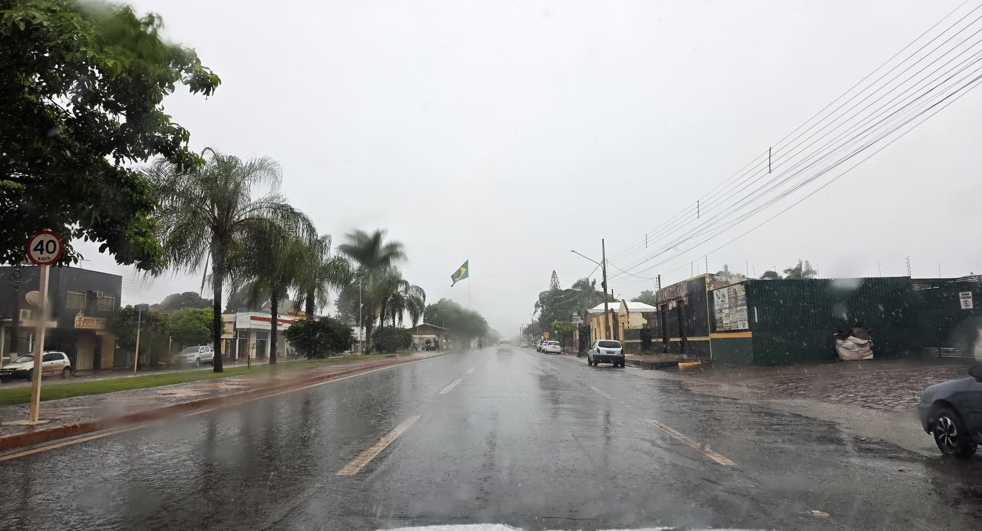 Sidrolândia lidera ranking nacional de chuva após registrar 54,6 mm em 24 horas